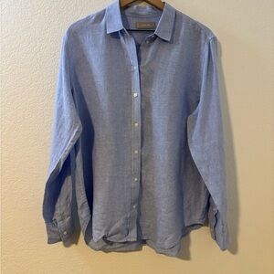 Everlane Women’s 100% Organic Cotton Button Down Light Blue Size 10